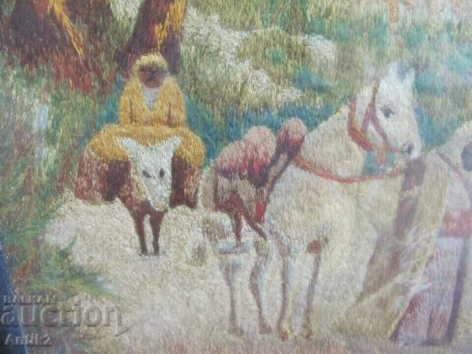 Auction 19th Century Handmade Tapestry, Rare Painting Auction 19th Century Handmade Tapestry, Rare Painting