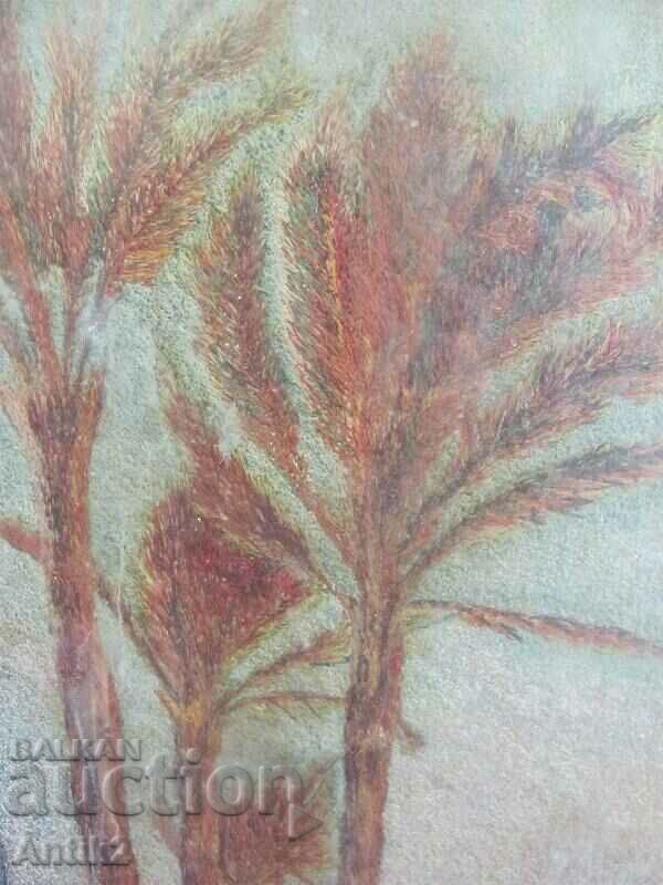 19th Century Handmade Tapestry, Rare Painting - 5 19th Century Handmade Tapestry, Rare Painting - 5