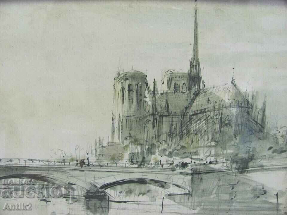 20's Original painting ink and watercolor with price 60.00 BGN | € 30.68 20's Original painting ink and watercolor with price 60.00 BGN | € 30.68