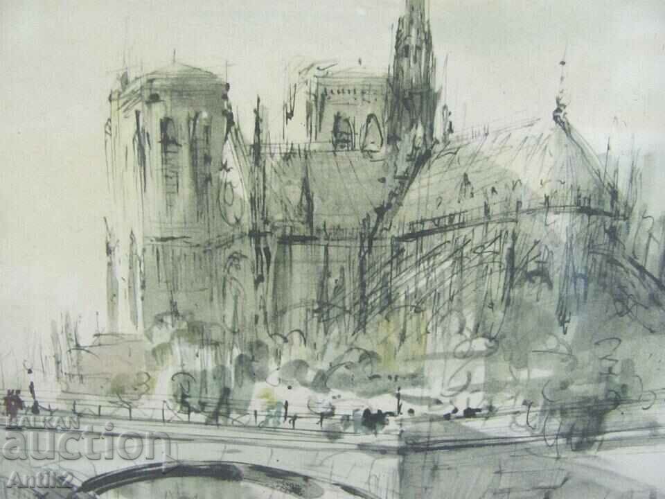 Auction 20's Original painting ink and watercolor Auction 20's Original painting ink and watercolor