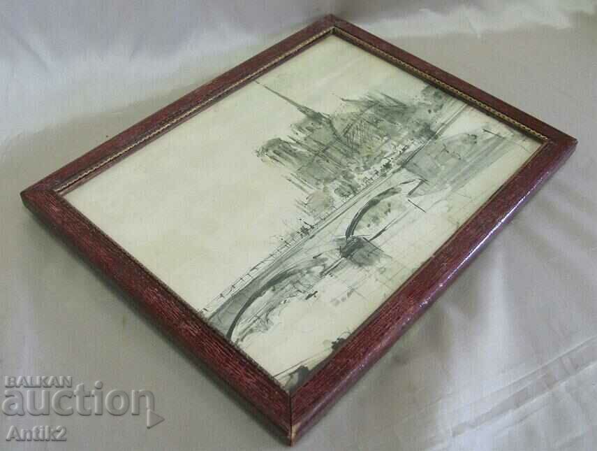 20's Original painting ink and watercolor - 6 20's Original painting ink and watercolor - 6