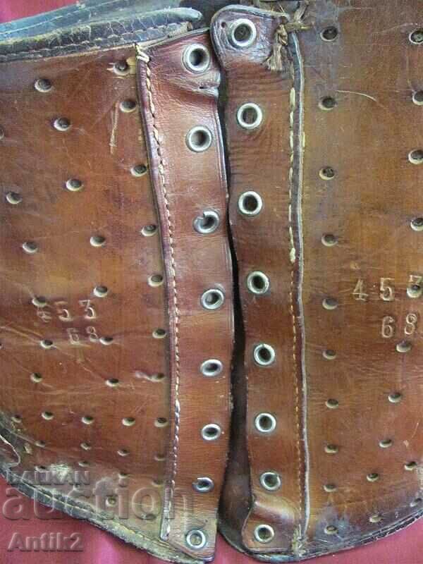 Auction 19th Century Medical Leather Corset Auction 19th Century Medical Leather Corset