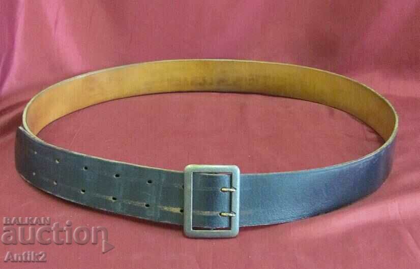 WWII Officer Leather Belt Germany