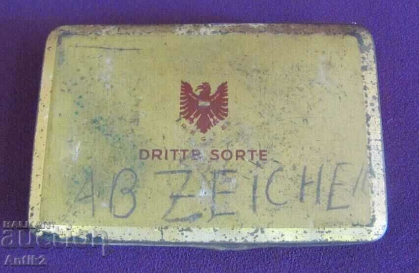 Cutie metalică pentru țigări din al doilea război mondial Germania