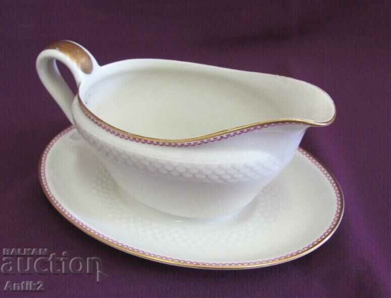 30s Art Deco Porcelain Saucer - Thomas - Germany - 5 30s Art Deco Porcelain Saucer - Thomas - Germany - 5