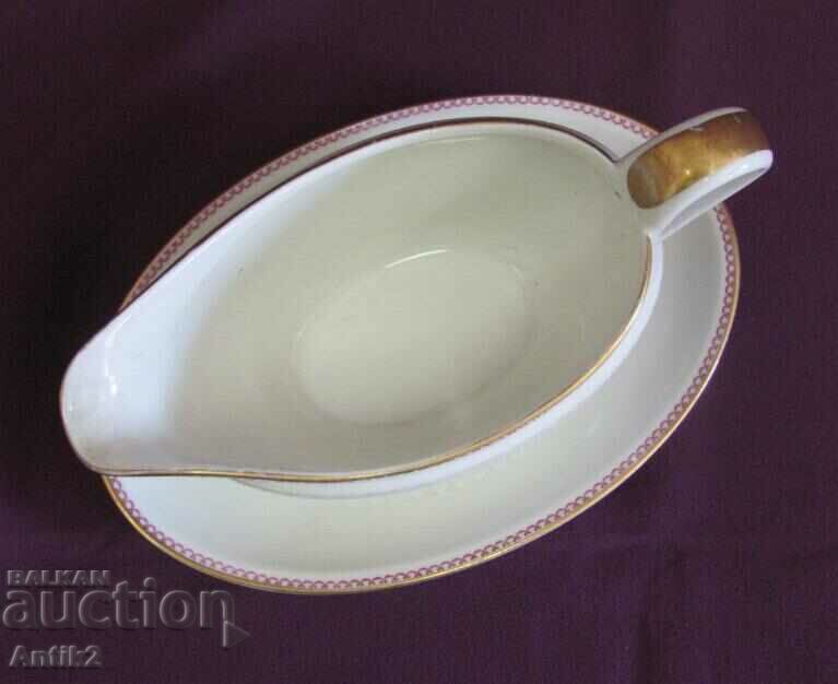 30s Art Deco Porcelain Saucer - Thomas - Germany - 6 30s Art Deco Porcelain Saucer - Thomas - Germany - 6