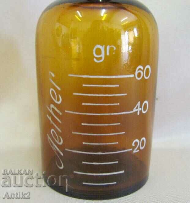 Auction 19th Century Medical Anesthetic Bottle - Aether rare Auction 19th Century Medical Anesthetic Bottle - Aether rare