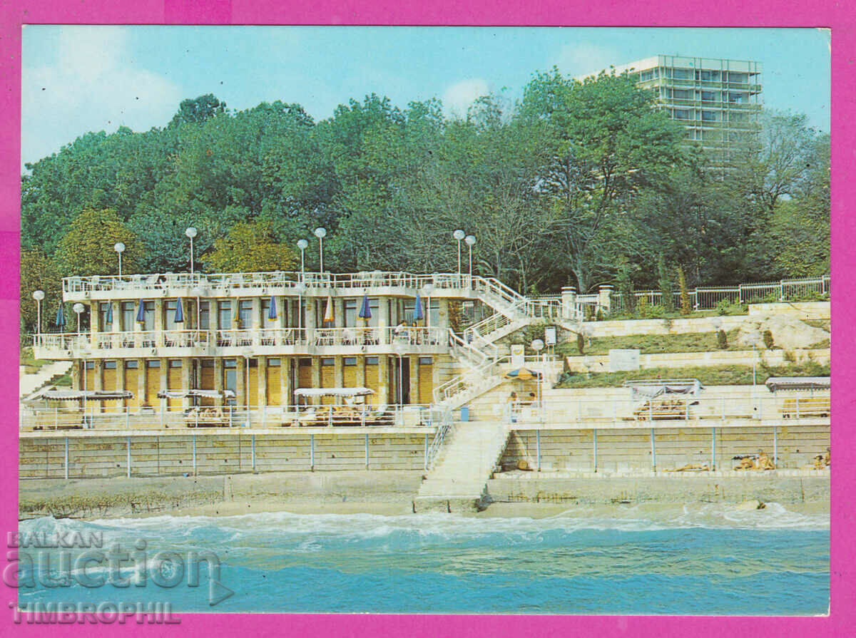 308899 / Kurort Druzhba - Cafe Hotel 1987 Σεπτέμβριος PK