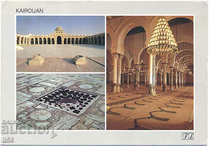 Тунис - Кайруан - Голямата джамия - мозайка - 1993