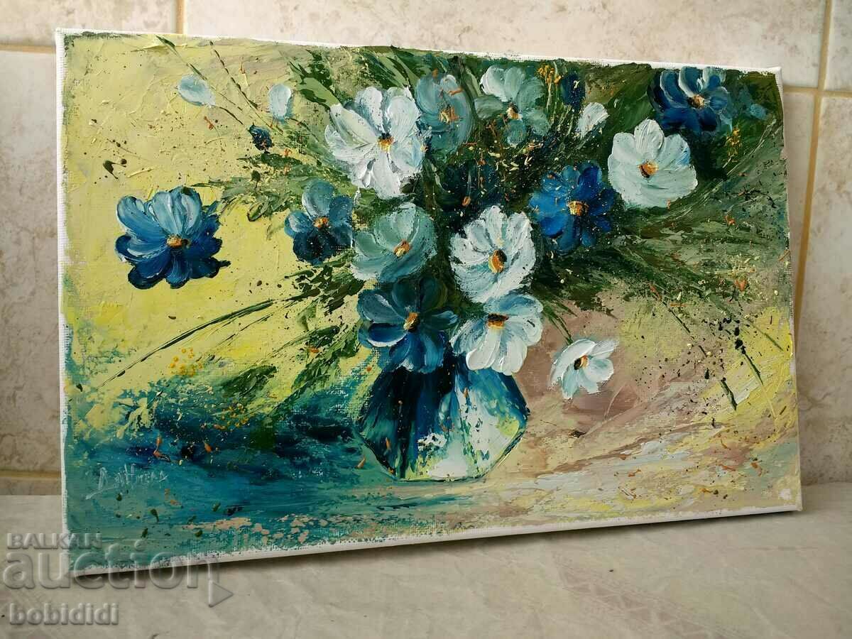 Painting "Blue in Blue"