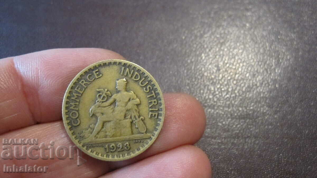 1923 год 1 франк -  Франция