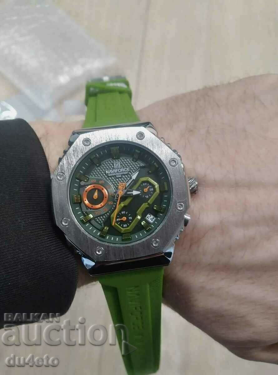 NAVIFORCE men's wristwatch quartz, calendar, chronograph, with price 80.00 BGN | € 40.90