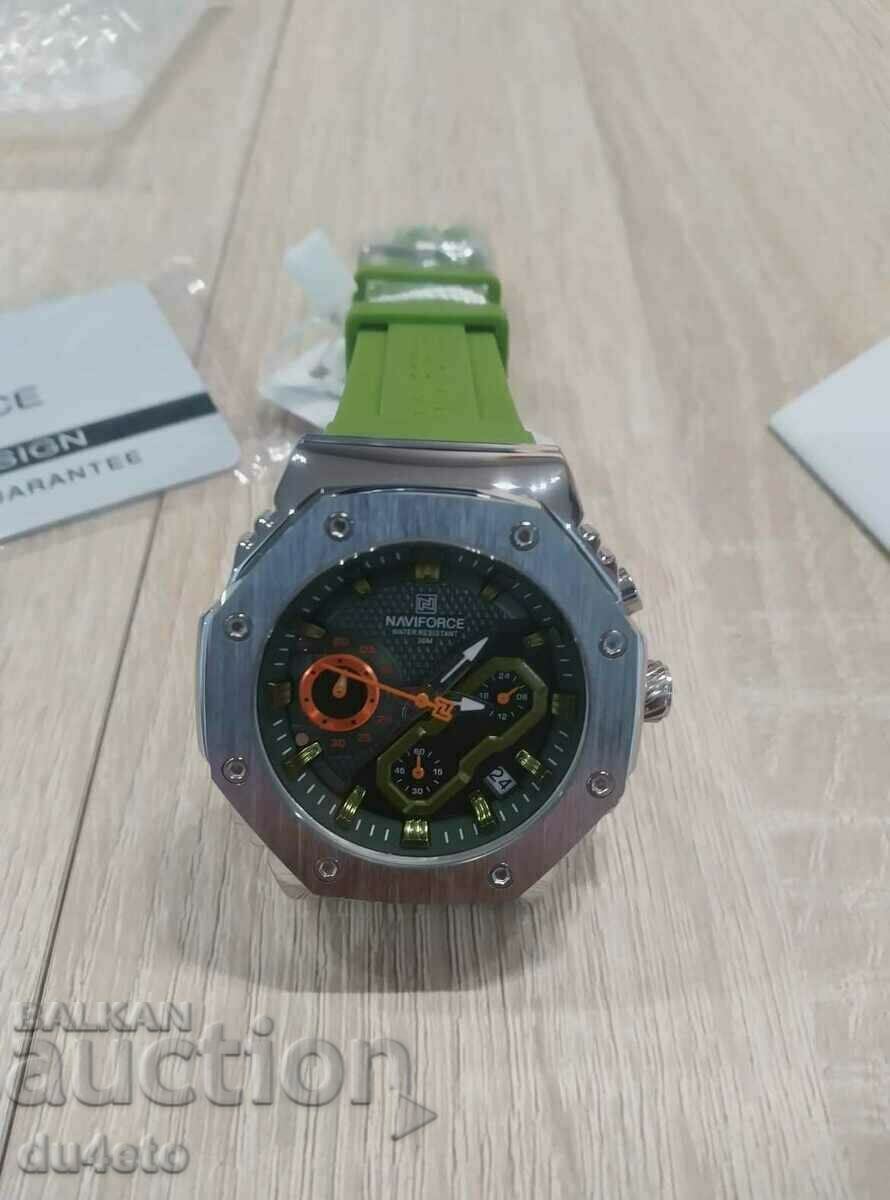 Ανδρικό ρολόι χειρός NAVIFORCE quartz, ημερολόγιο, χρονογράφος,