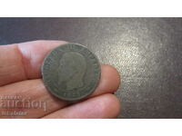 1855 anul 5 centi litera B - Franta
