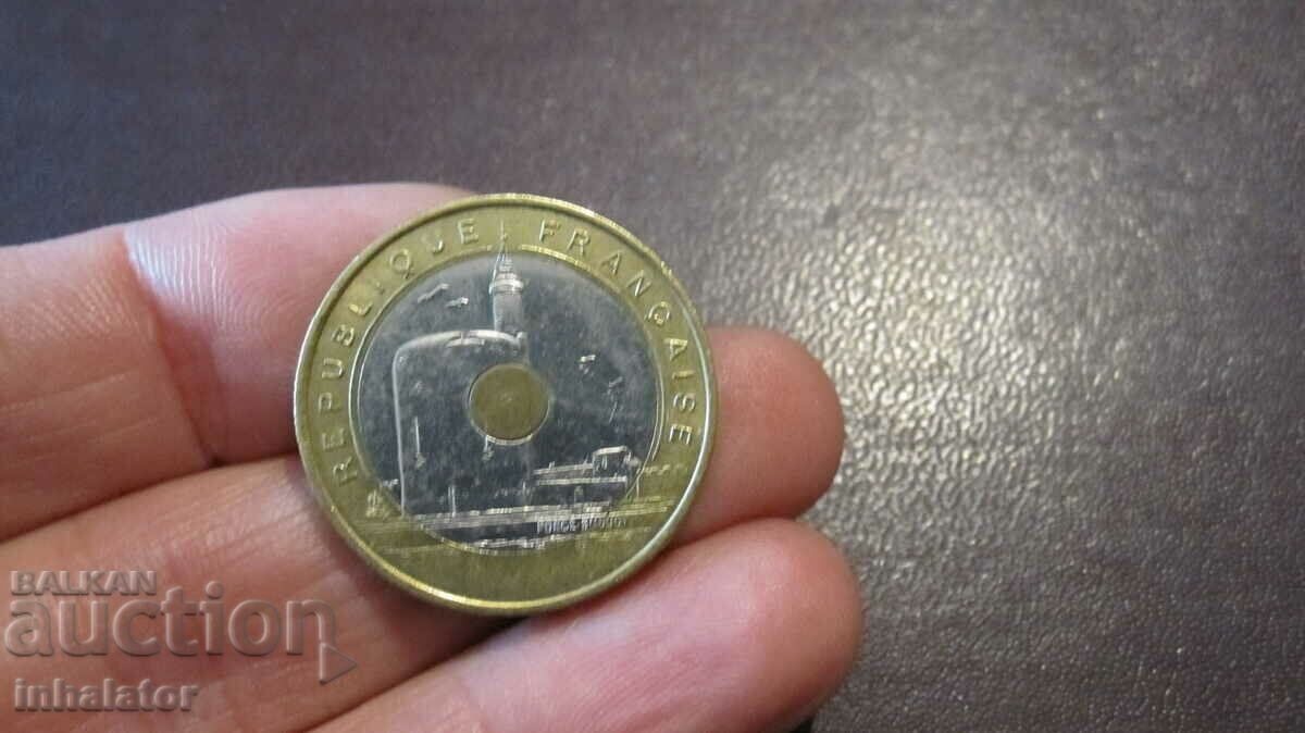 1993 год 20 франка  Франция - юбилейна