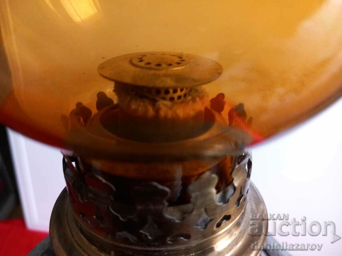 Rare Large Antique Bronze Gas Lamp 19th Century - 6 Rare Large Antique Bronze Gas Lamp 19th Century - 6