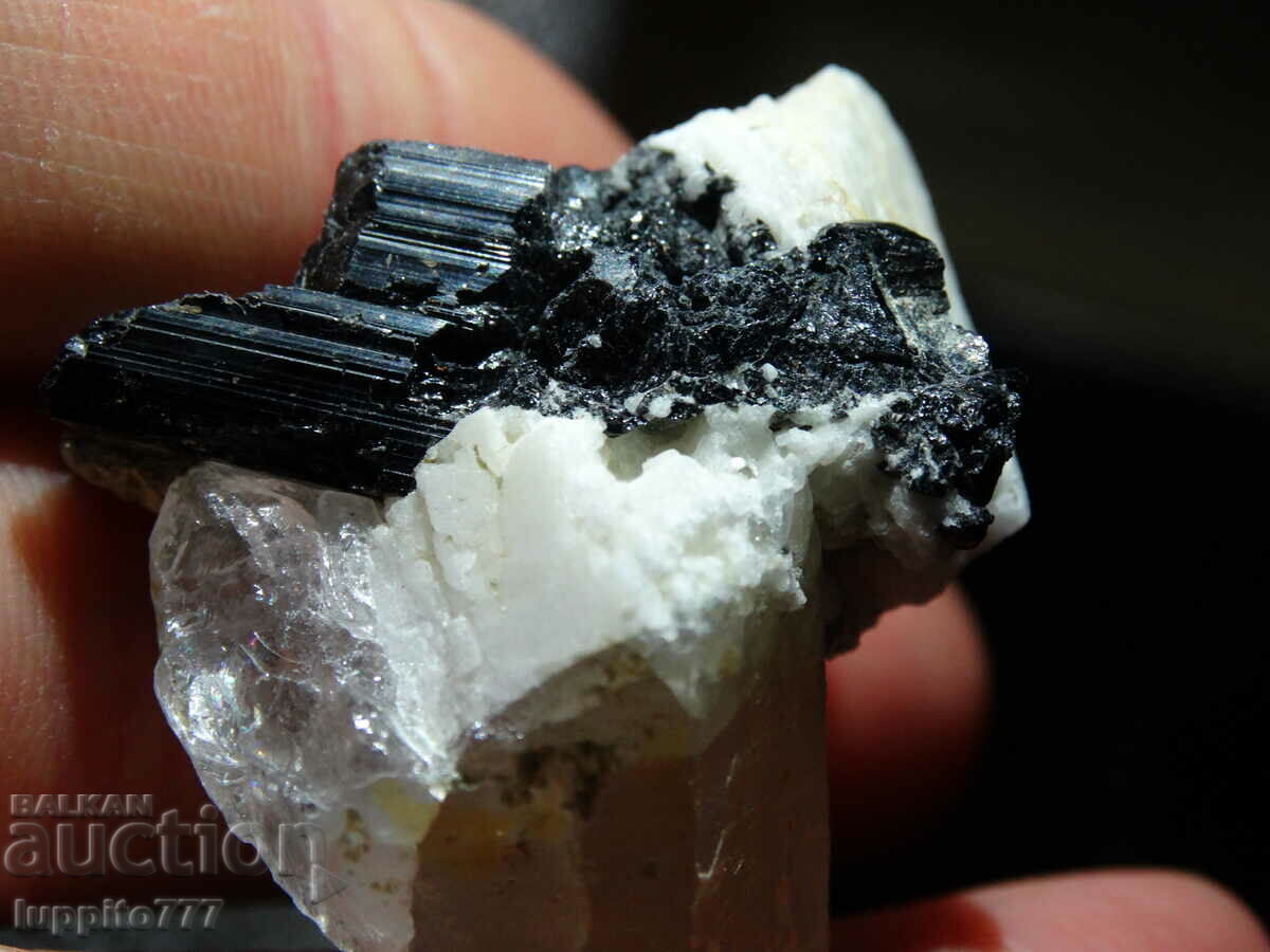 natural black tourmaline on matrix unique 21 grams with price 89.00 BGN | € 45.50 natural black tourmaline on matrix unique 21 grams with price 89.00 BGN | € 45.50