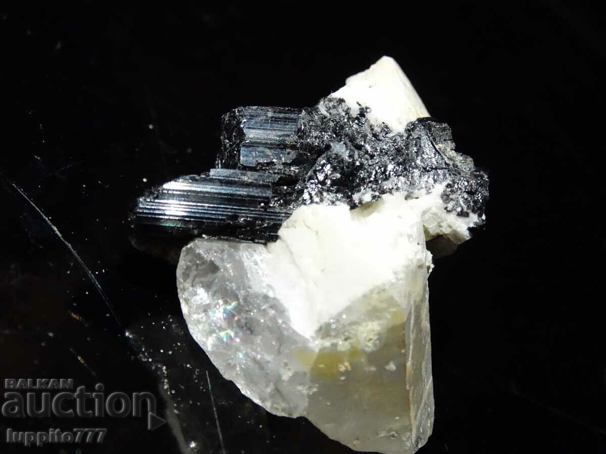 Auction natural black tourmaline on matrix unique 21 grams Auction natural black tourmaline on matrix unique 21 grams