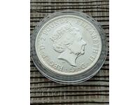 Moneda de argint Marea Britanie, 2021 Elisabeta a II-a.