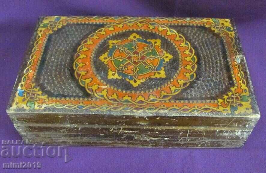 19th Century Wooden Jewelry Box - 7 19th Century Wooden Jewelry Box - 7