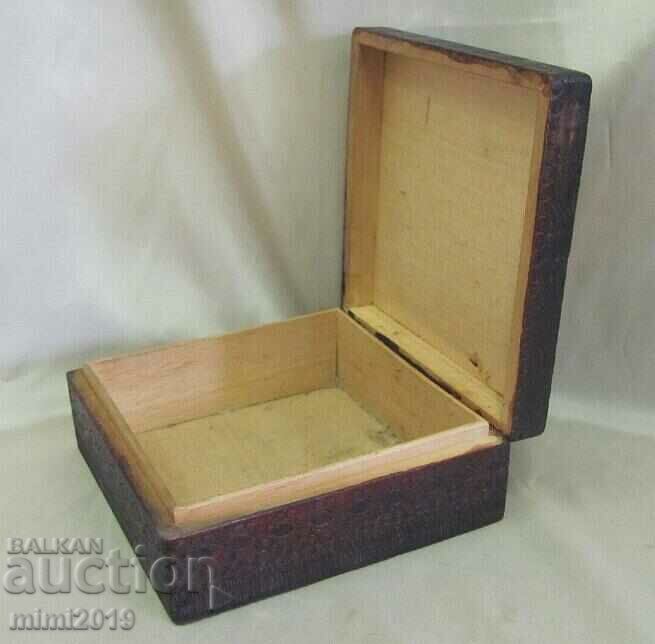 Ξύλινο κουτί κοσμημάτων του 19ου αιώνα - 5