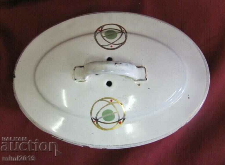 Art Nouveau Old Metal Enamel Soap Box with price 30.00 BGN | € 15.34 Art Nouveau Old Metal Enamel Soap Box with price 30.00 BGN | € 15.34