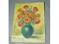 Old Master Painting oil painting vase with flowers
