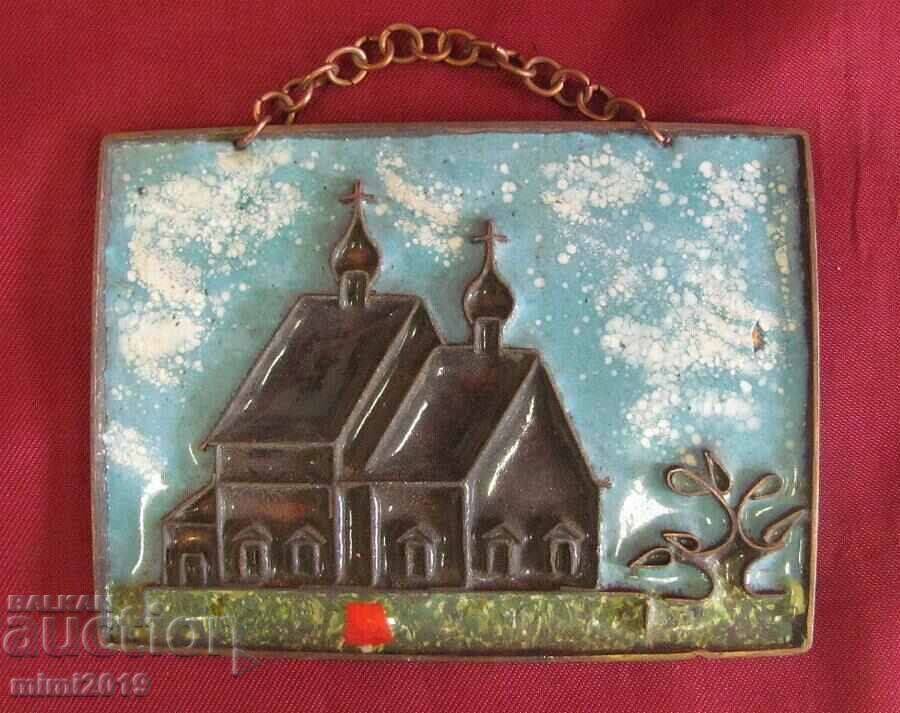 70s Mini Souvenir bronze and enamel USSR - 6 70s Mini Souvenir bronze and enamel USSR - 6