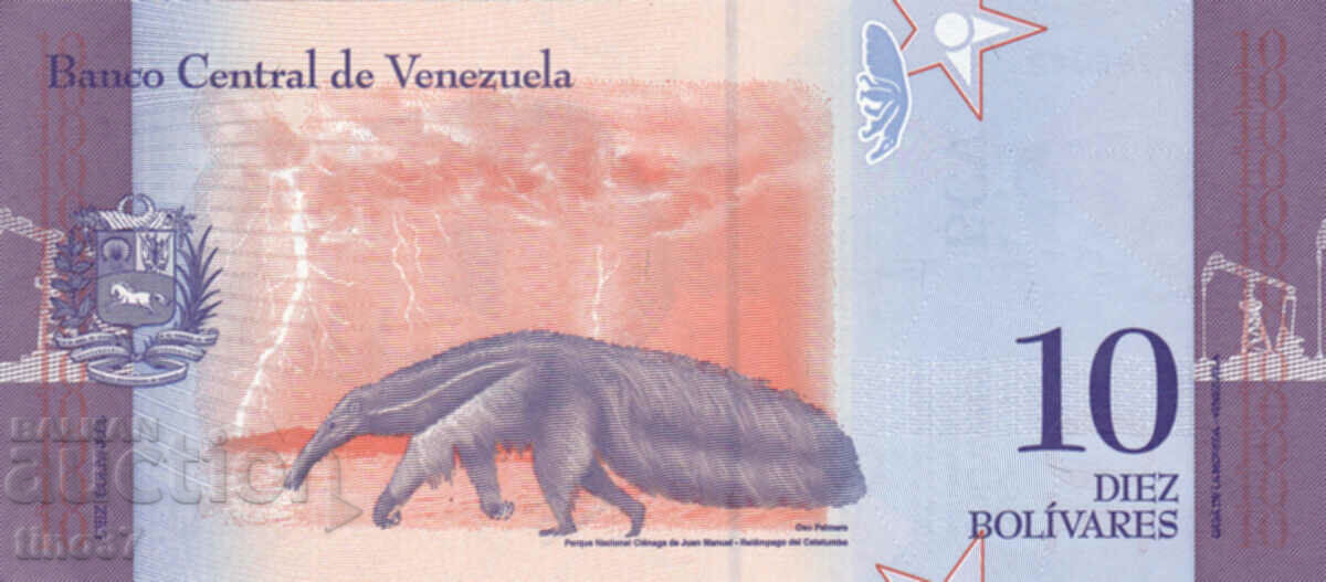 Auction tino37- VENEZUELA - 10 BOLIVARA - 2018 - UNC Auction tino37- VENEZUELA - 10 BOLIVARA - 2018 - UNC