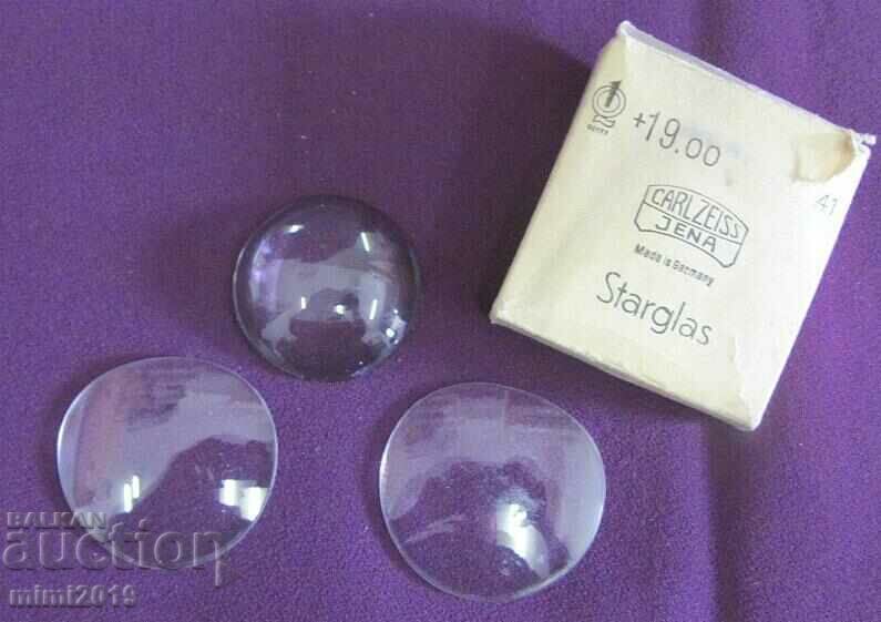 Dioptric Glass CARLZEISS JENA Germany +19 - 7 Dioptric Glass CARLZEISS JENA Germany +19 - 7