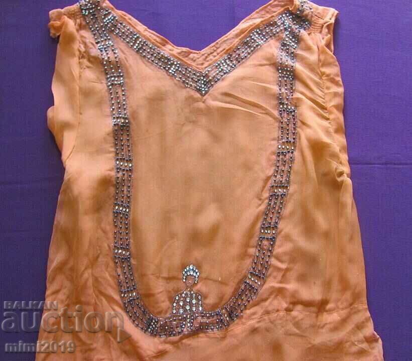 Auction 20s Art Deco Women's Beaded Dress Auction 20s Art Deco Women's Beaded Dress
