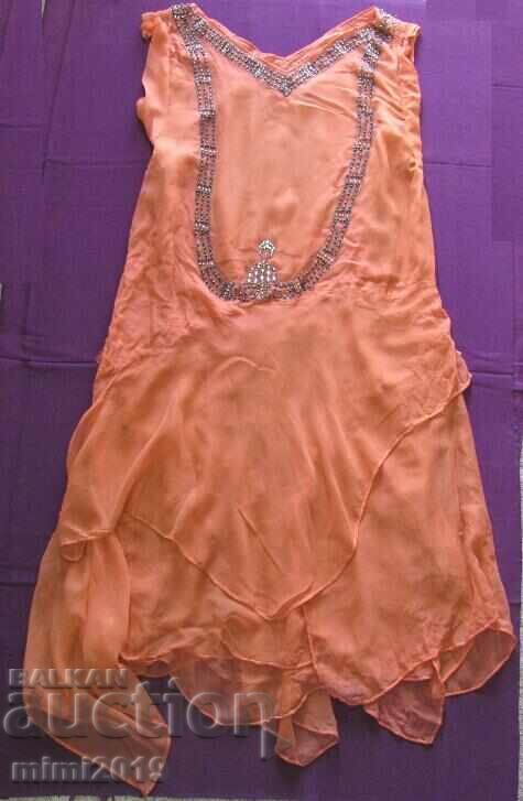 Γυναικείο φόρεμα με χάντρες 20s Art Deco