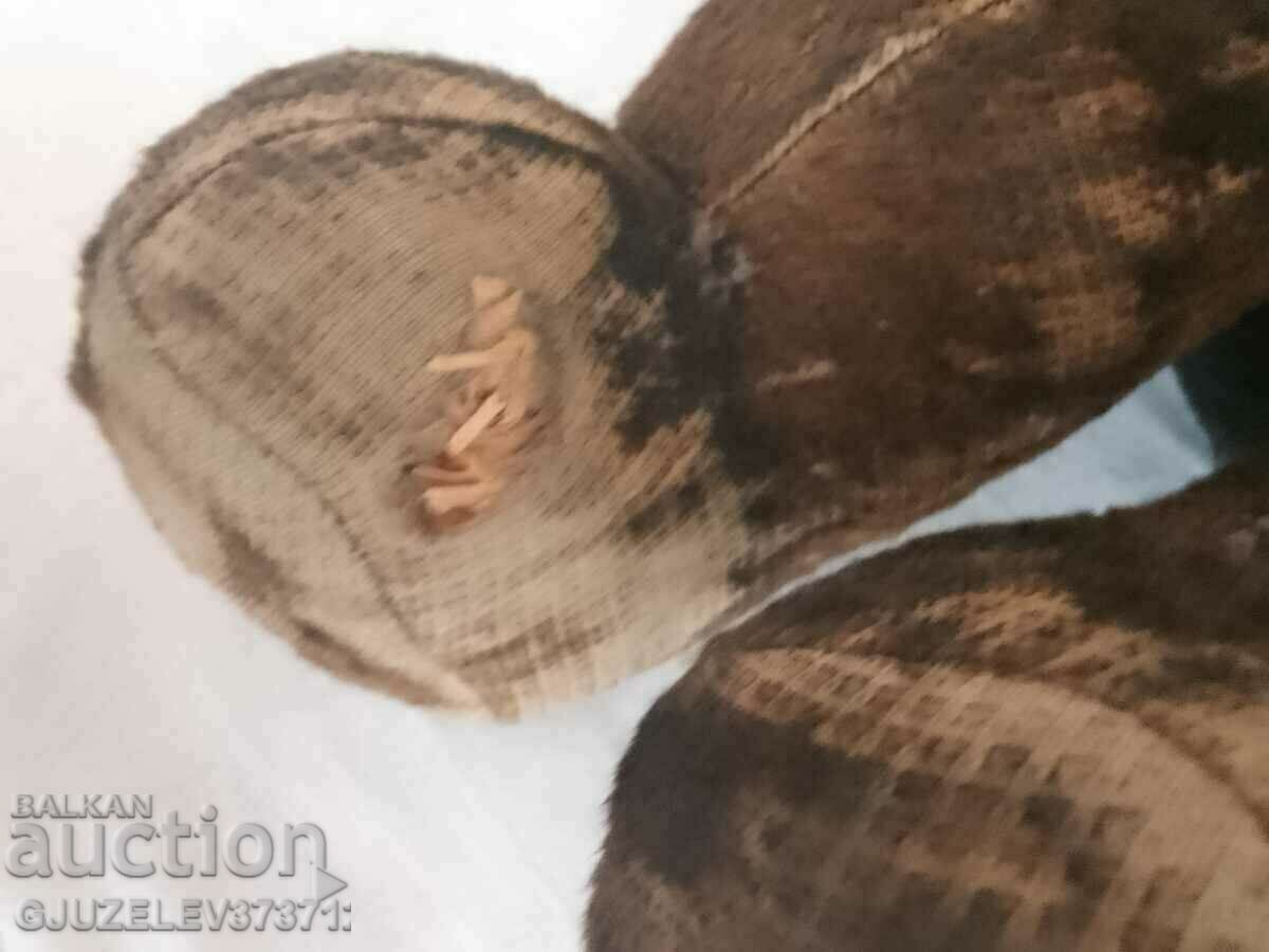 Old teddy bear stuffed with straw - 7 Old teddy bear stuffed with straw - 7