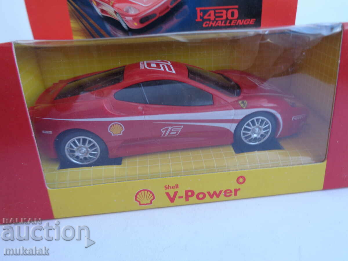SHELL 1:38 FERRARI F 430 CHALLENGE MODEL CAR TOY - 5 SHELL 1:38 FERRARI F 430 CHALLENGE MODEL CAR TOY - 5