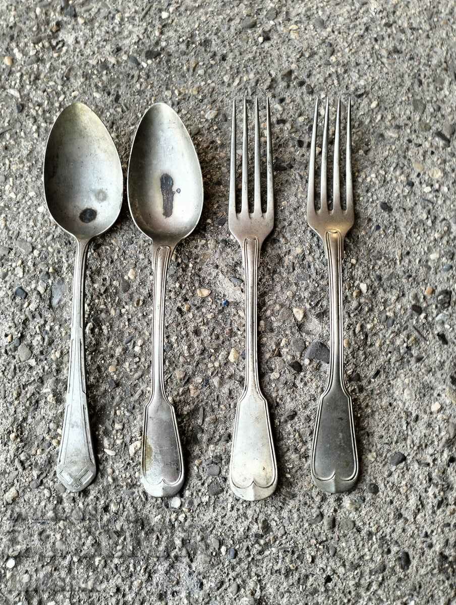Silver plated utensils