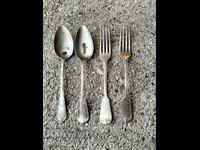 Silver plated utensils