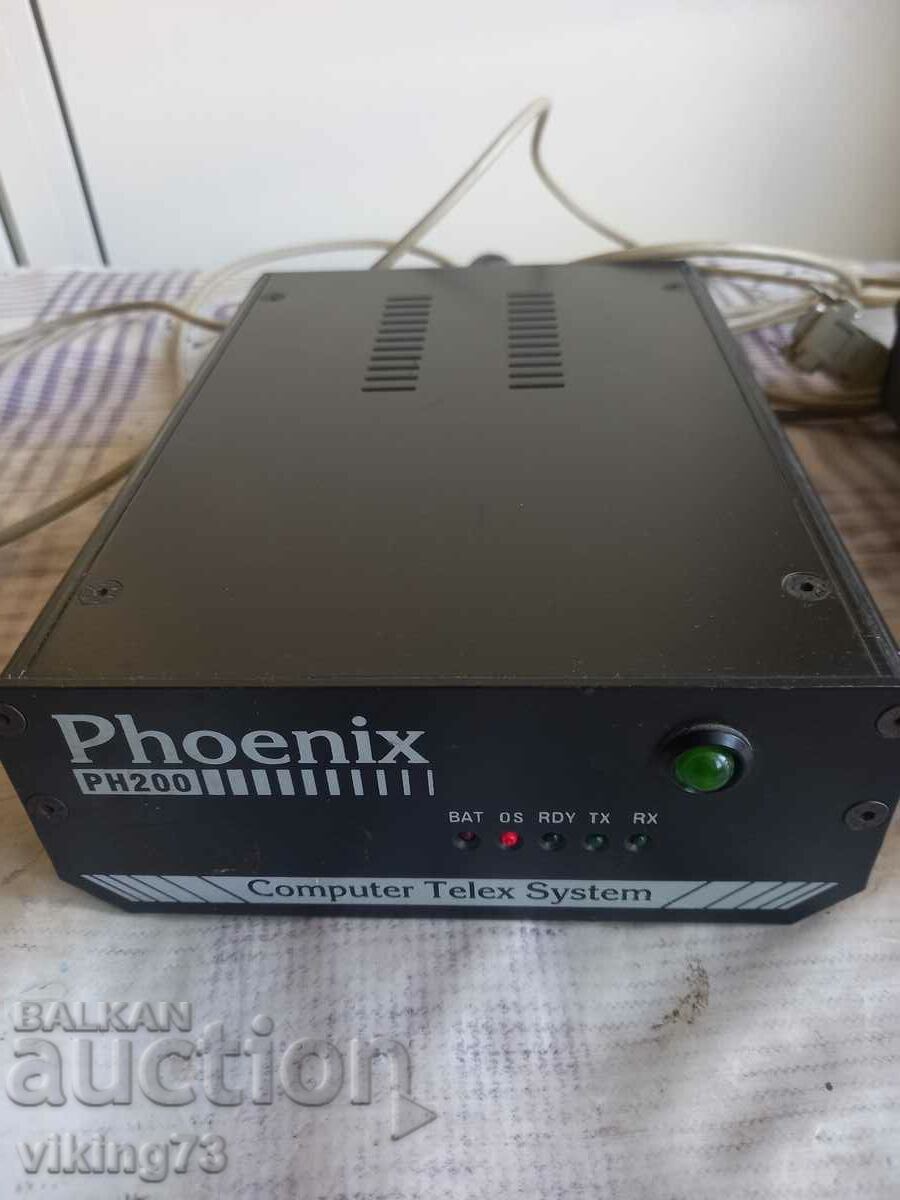 Delivery of Phoenix PH200 Computer Telex System.