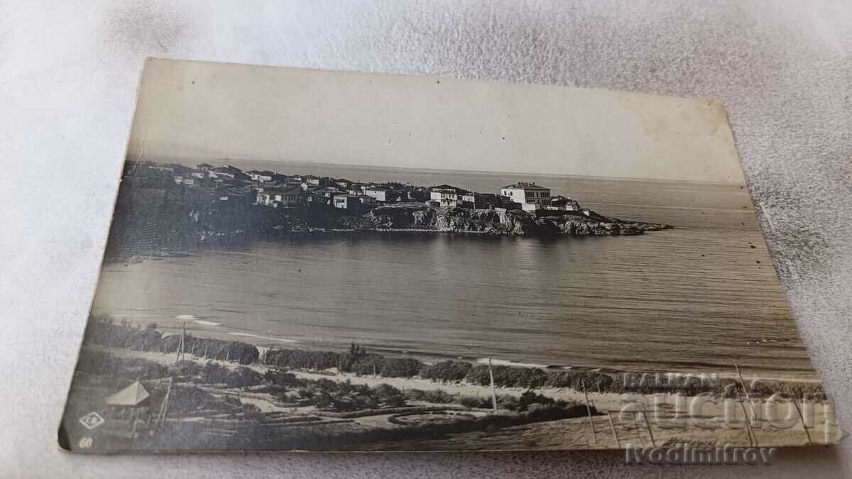 Καρτ ποστάλ Sozopol View Gr. Πασκόφ 1933