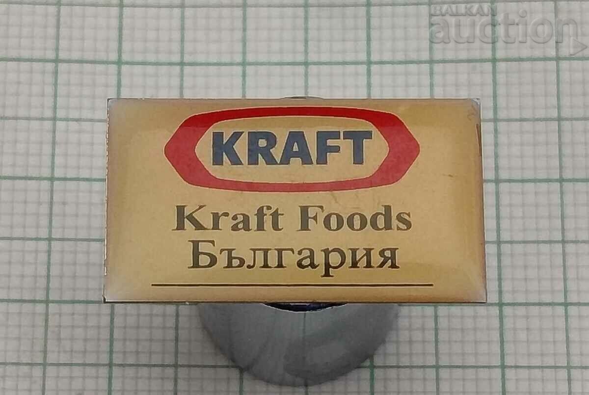 KRAFT FOODS БЪЛГАРИЯ ЛОГО ЗНАЧКА ПИН