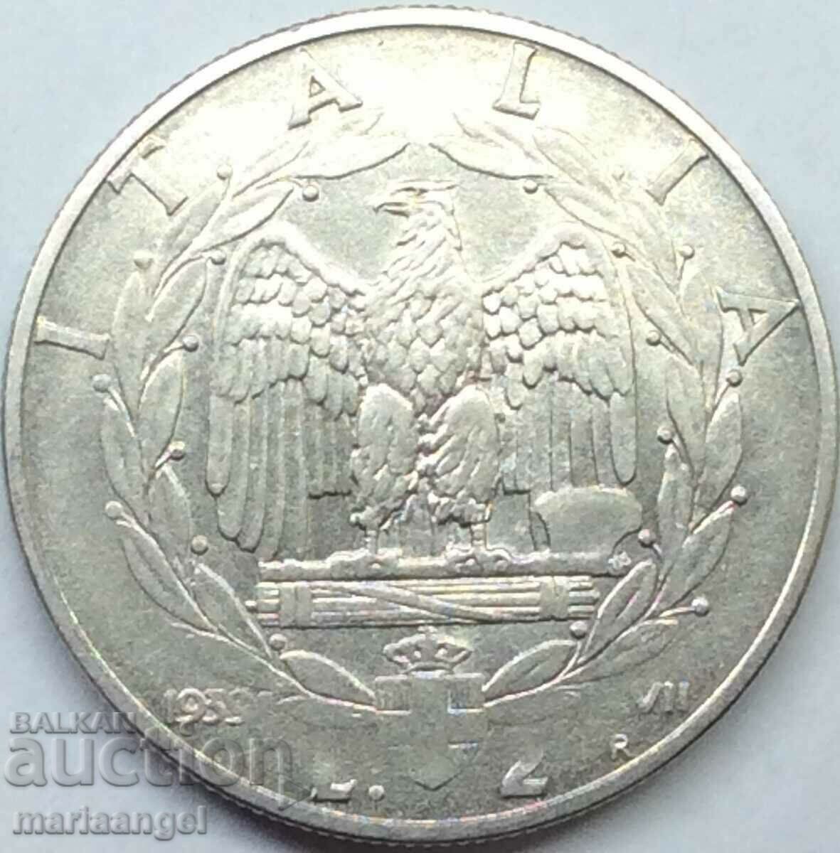 2 lire 1939 Italy magnetic Victor Emmanuel III