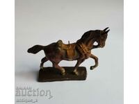 Παλιά γερμανική φιγούρα-Ελαστόλιν-άλογο