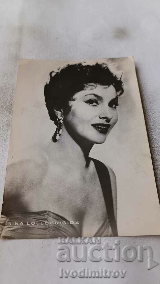 Postcard Gina Lollobridida