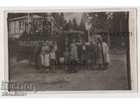 Bulgaria fotografie camion anilor 1930 cu reclama PROSHEKOVO PIVO 66784