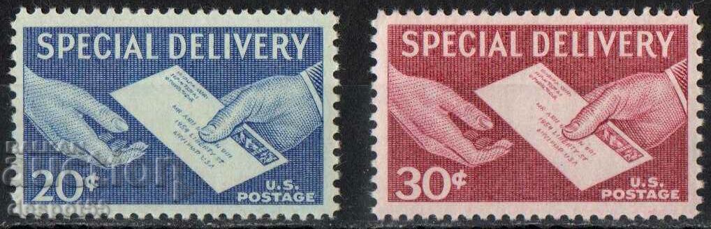 1954-57. USA. Special Delivery Stamps.