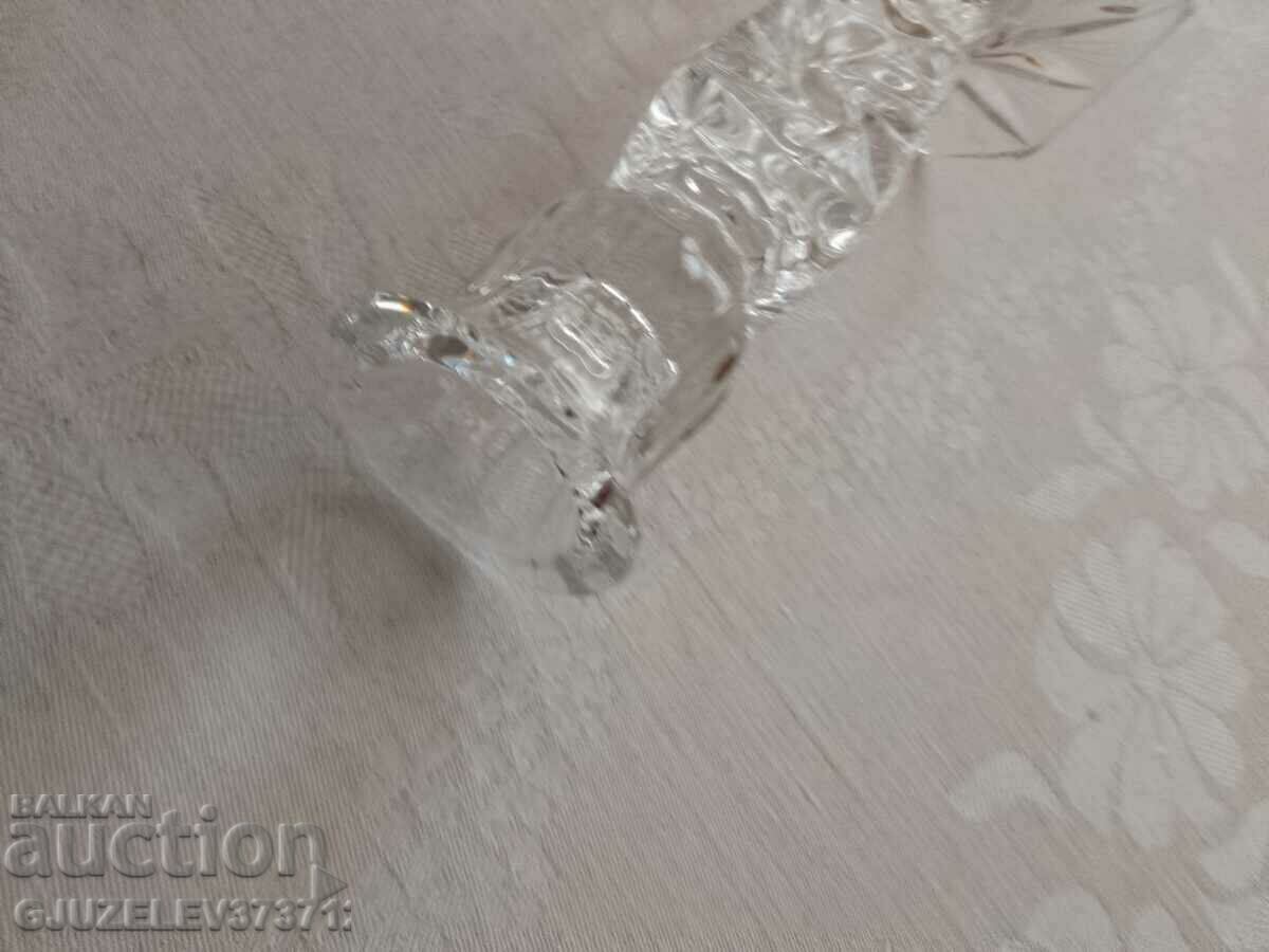 crystal candlestick - 6 crystal candlestick - 6