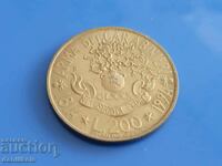 *$*Y*$* ITALY 200 LIRES 1994 ANNIVERSARY - RARE *$*Y*$*