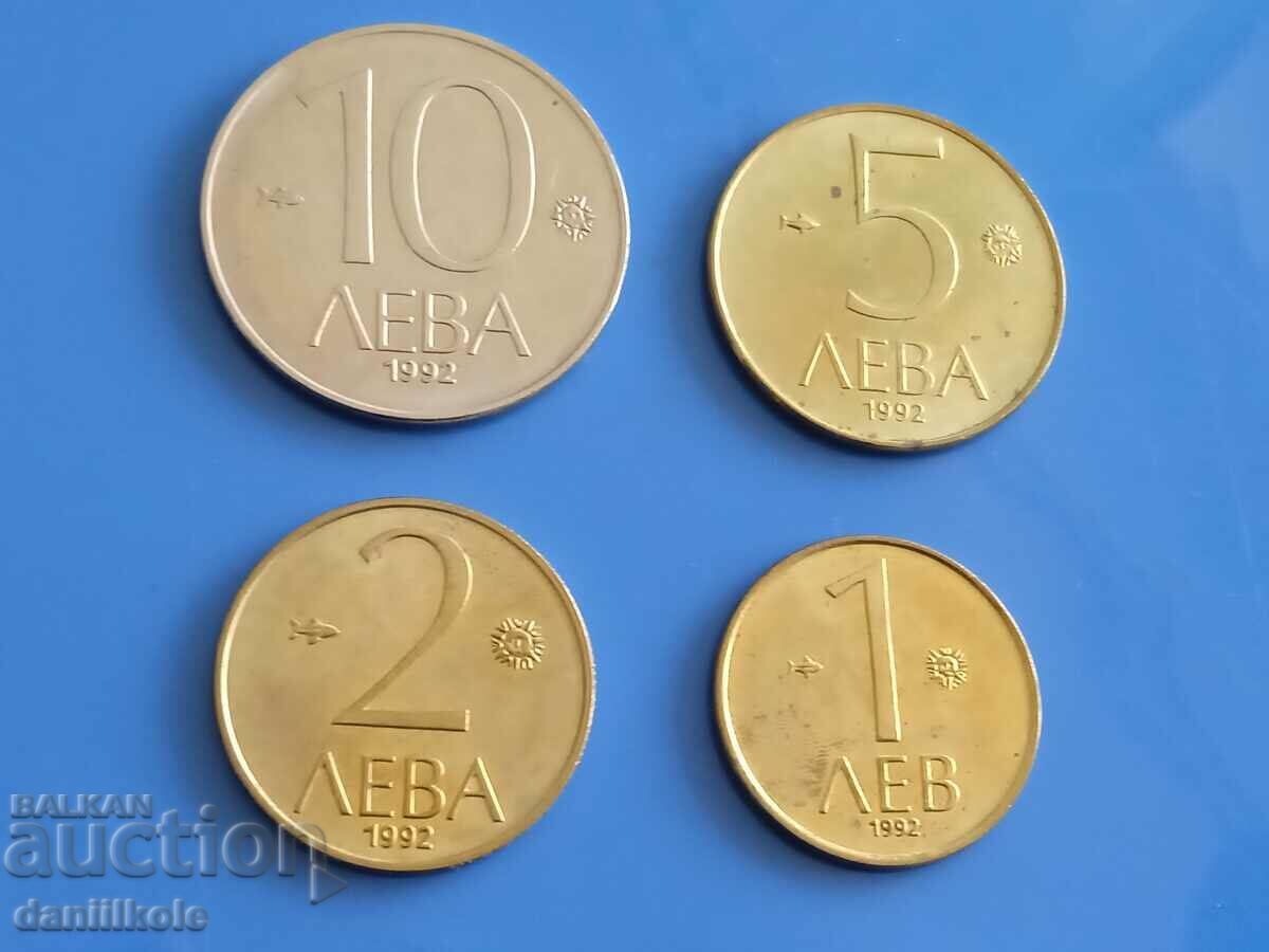 *$*Y*$* BULGARIA LOT OF COINS 1 TO 10 BGN 1992 - aUNC *$*Y*$* with price 3.89 BGN | € 1.99 *$*Y*$* BULGARIA LOT OF COINS 1 TO 10 BGN 1992 - aUNC *$*Y*$* with price 3.89 BGN | € 1.99