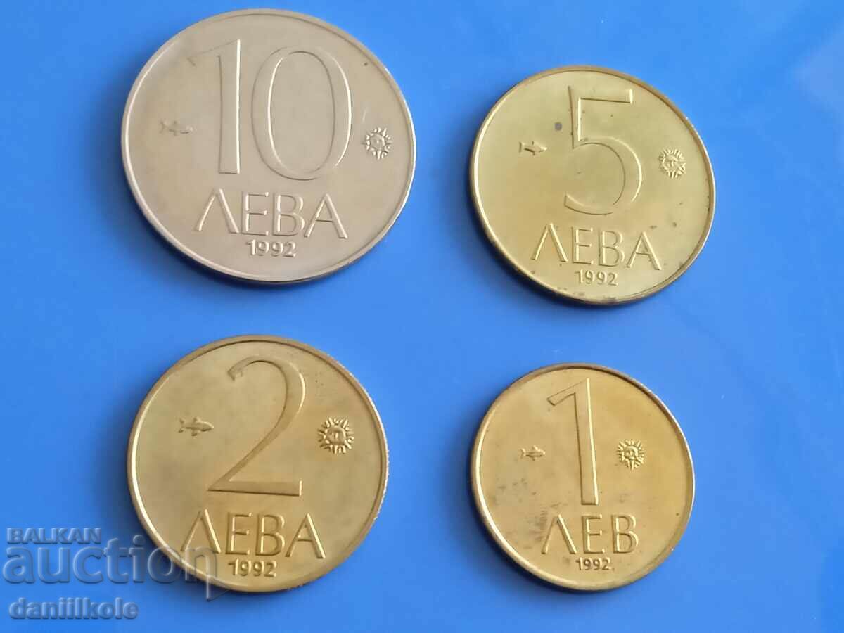 Auction *$*Y*$* BULGARIA LOT OF COINS 1 TO 10 BGN 1992 - aUNC *$*Y*$* Auction *$*Y*$* BULGARIA LOT OF COINS 1 TO 10 BGN 1992 - aUNC *$*Y*$*