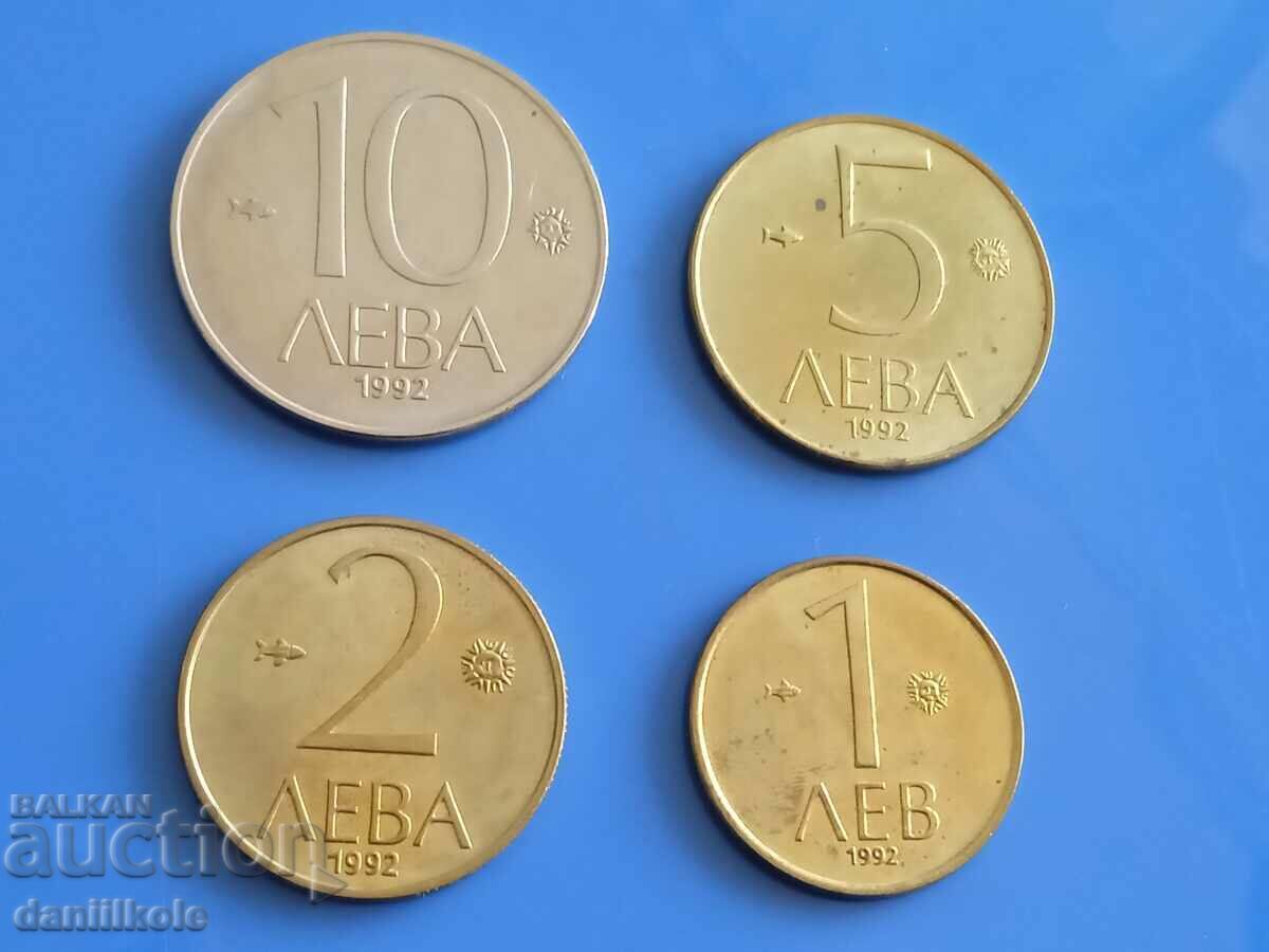 Delivery of *$*Y*$* BULGARIA LOT OF COINS 1 TO 10 BGN 1992 - aUNC *$*Y*$* Delivery of *$*Y*$* BULGARIA LOT OF COINS 1 TO 10 BGN 1992 - aUNC *$*Y*$*