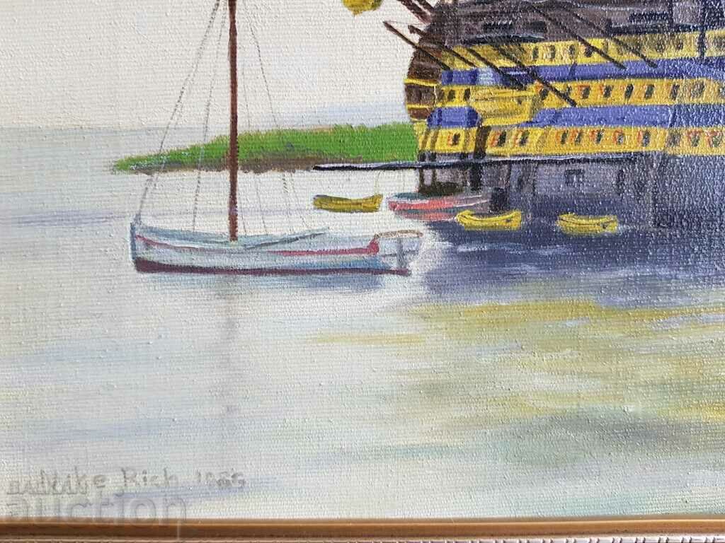 Picture Intrepid of Pirates of the Caribbean English ship oil - 5 Picture Intrepid of Pirates of the Caribbean English ship oil - 5